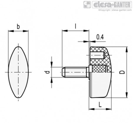 Пелюсткові ручки-перемикачі CT.476-SST-p – Креслення 1