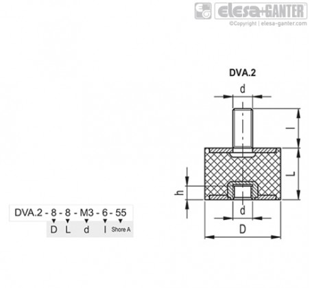 Віброгасники DVA.2 – Креслення 1