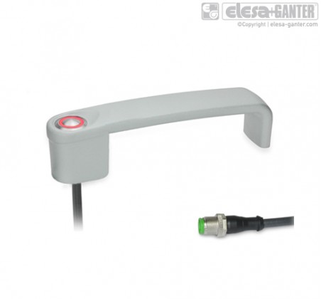 Ручки с микровыключателем и LED сигнализацией GN 422 – фото 2