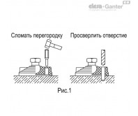 Короткі полегшені рухливі опори для кріплення до підлоги діелектричні (до 1680 кг) LV.F-AS+SJF – Креслення 2